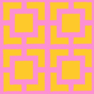 Kareler ile geometrik seamless modeli