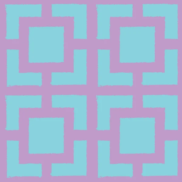 Geometrisches nahtloses Muster mit Quadraten — Stockvektor