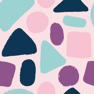 Basit şekiller soyut desen.