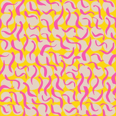 Çok renkli mürekkep seamless modeli boyalı