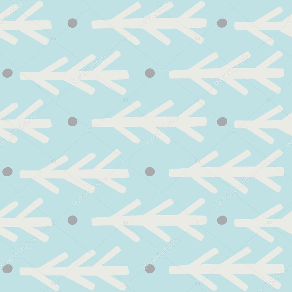 branches and dots abstract background