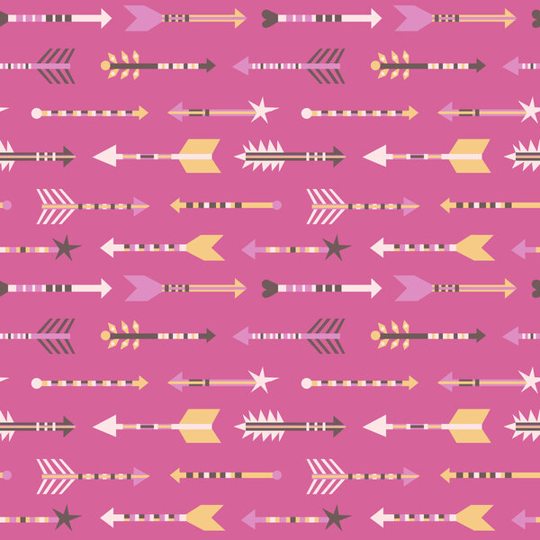 Seamless pattern with arrows