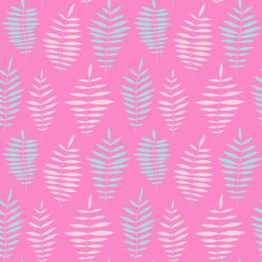 eğreltiotu yaprakları ile Seamless Modeli