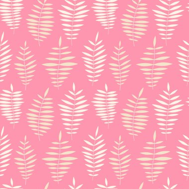 eğreltiotu yaprakları ile Seamless Modeli