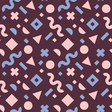 geometrik figürler desen
