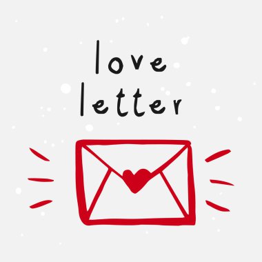 El yapımı zarf ve kalp