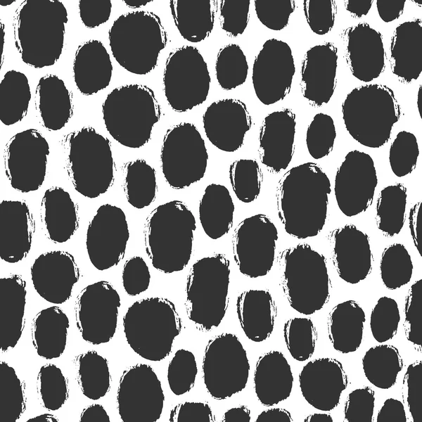 Hand made pattern from ink drawing — Stockvector