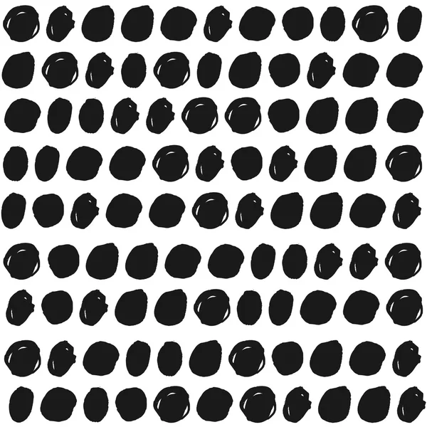 Hand made texture with marker circles — Stock Vector