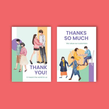 Cennet aşk konsepti şablonu suluboya vektör çizimi çizimi