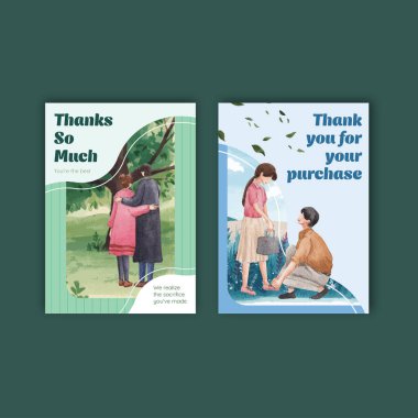 Cennet aşk konsepti şablonu suluboya vektör çizimi çizimi