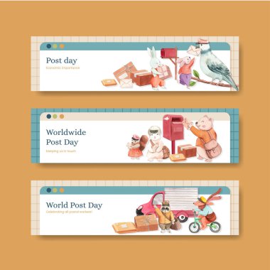 Sancak şablonu dünya sonrası konsept, suluboya stil