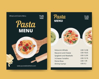 Makarna kalıbı ve suluboya şablonu.