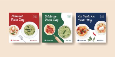 Makarna kalıbı ve suluboya şablonu.