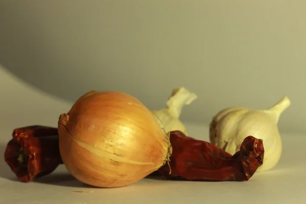 Verduras en el blanco — Foto de Stock