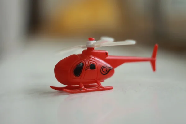 Red helicopter toy