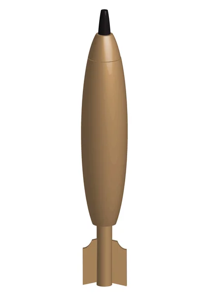 Mortar shell vector pattern 3d