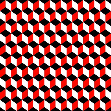 Soyut küpleri Dikişsiz desen arka plan