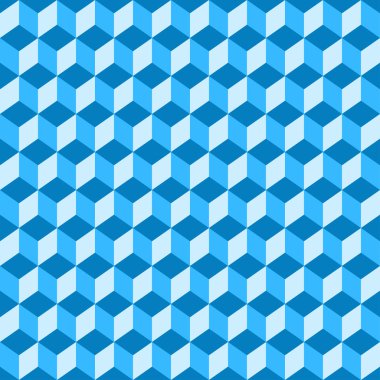 Soyut küpleri Dikişsiz desen arka plan