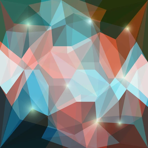 Abstrakter geometrischer poilgonaler Hintergrund — Stockvektor