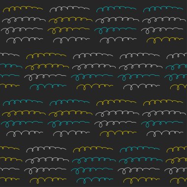 Doodle Dikişsiz desen arka plan.