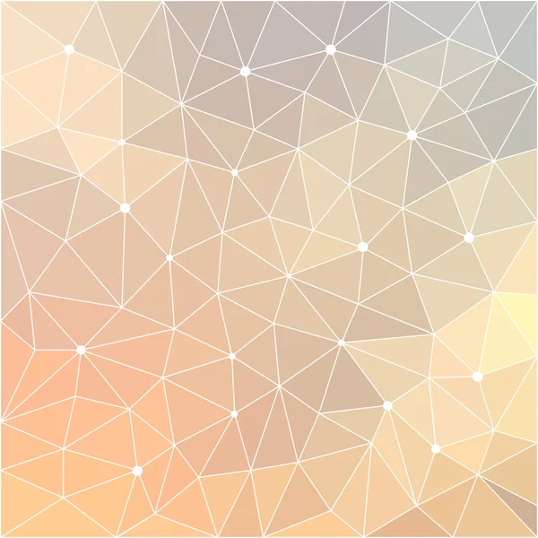 Avondrood gekleurde hoekige laag poly abstracte achtergrond — Stockvector