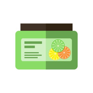 Kozmetik Tüpü Krem Simgesi Elemenleri