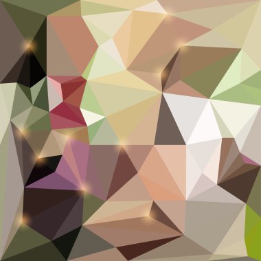 göz kamaştırıcı ışıklar ile tasarlamak vektör üçgen geometrik arka plan