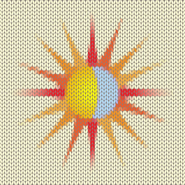 Sol de punto — Vector de stock