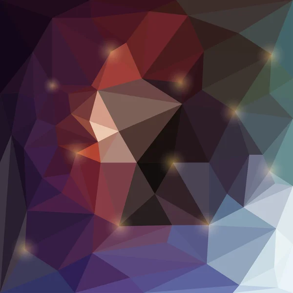 Abstract vector driehoekige geometrische achtergrond met in het oog springende lichten — Stockvector