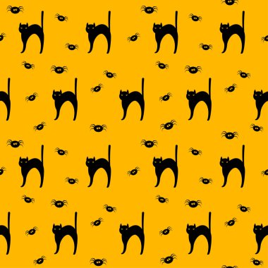 Cadılar Bayramı vektör desen arka plan