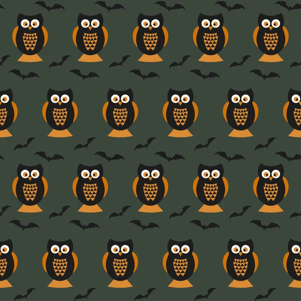 Halloween vector pattern background — Stock Vector