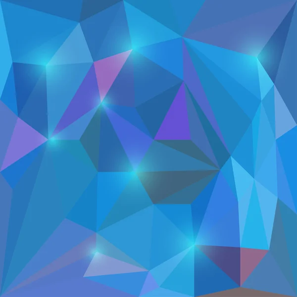 Fondo geométrico triangular vectorial abstracto con luces deslumbrantes para su uso en el diseño de la tarjeta, invitación, póster, pancarta, cartel o cartelera cubierta — Archivo Imágenes Vectoriales