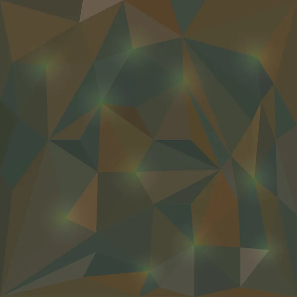 Анотація Векторний трикутний геометричний фон з блискучими вогнями — стоковий вектор