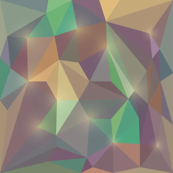 Fond géométrique triangulaire vectoriel abstrait avec des lumières éblouissantes pour la conception de cartes, d'invitations, d'affiches, de bannières, de plaques ou de panneaux d'affichage — Image vectorielle