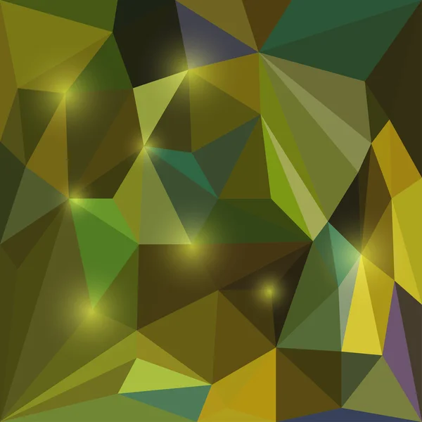 Abstract vector driehoekige geometrische achtergrond met in het oog springende lichten — Stockvector