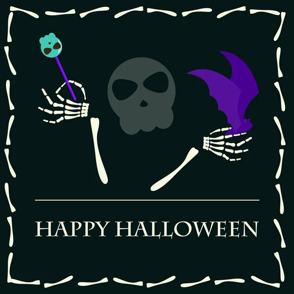 Halloween vector fondo — Archivo Imágenes Vectoriales