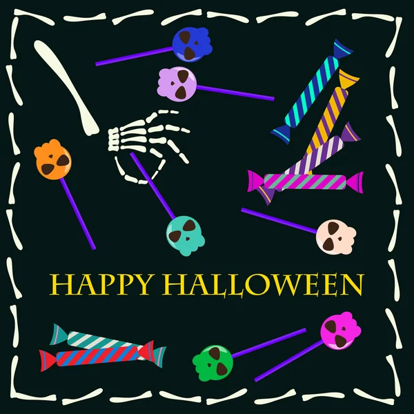 Halloween vector fondo — Archivo Imágenes Vectoriales