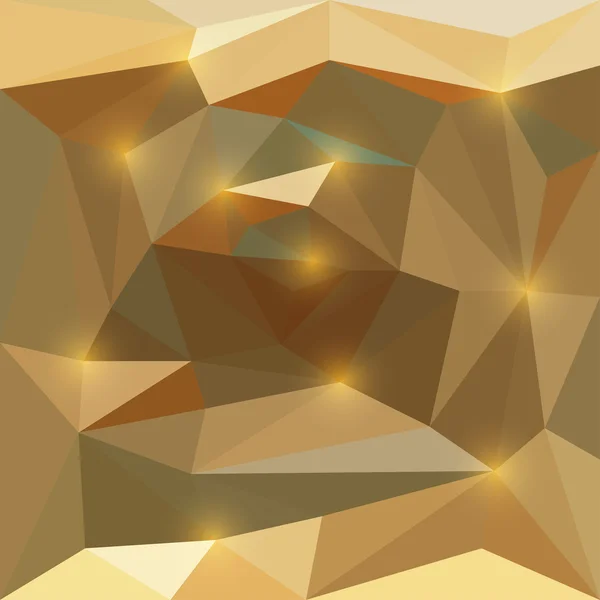 Abstract vector driehoekige geometrische achtergrond met in het oog springende lichten — Stockvector