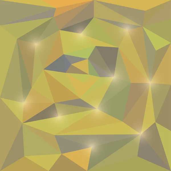 Abstract vector driehoekige geometrische achtergrond met in het oog springende lichten — Stockvector