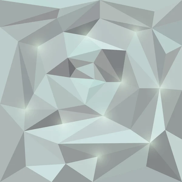 Abstrakt vektor trekantiga geometrisk bakgrund med påfallande ljus — Stock vektor