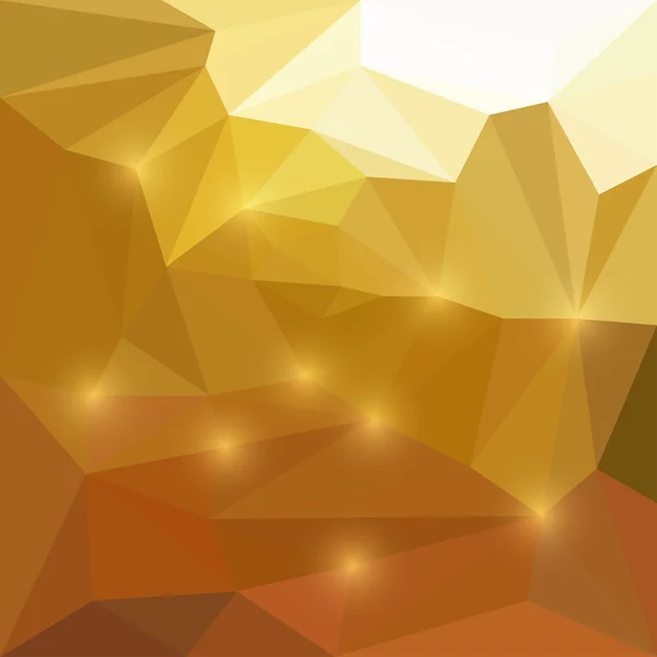 Abstrait lumière du soleil coloré vecteur triangulaire fond géométrique avec des lumières éclatantes — Image vectorielle