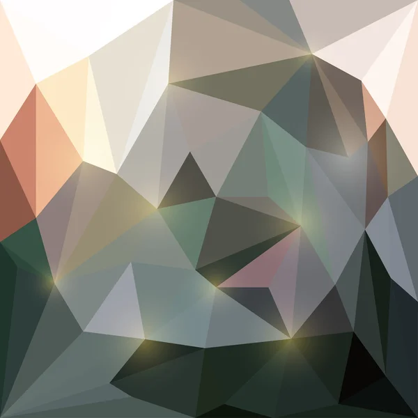 Astratto vettore triangolare sfondo geometrico con luci abbaglianti — Vettoriale Stock