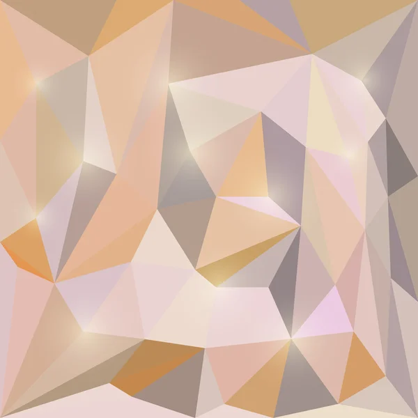 Fondo geométrico triangular vectorial abstracto con luces deslumbrantes — Vector de stock