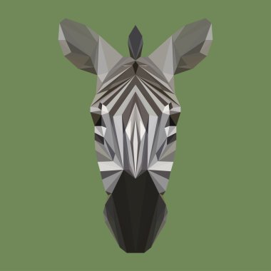 Poligonal soyut geometrik üçgen zebra arka plan kullanılmak üzere tasarım kartı, davet, poster, afiş, afişini veya kapak billboard