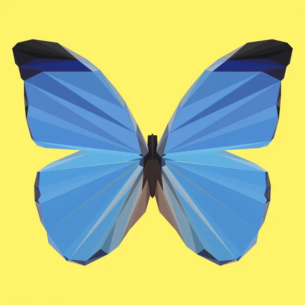 Fondo mariposa poligonal — Archivo Imágenes Vectoriales