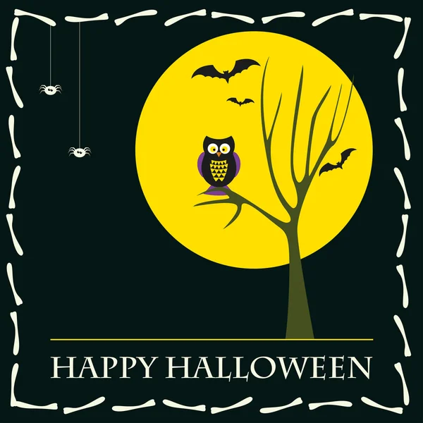 Halloween vector background — Stock Vector