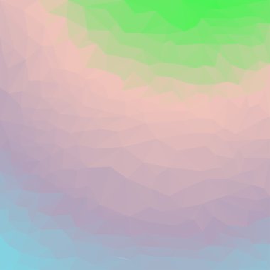 Yumuşak degrade renkli arka poligonal üçgen plan tasarım kullanmak için