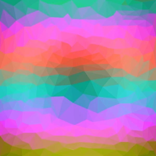 Fondo poligonal abstracto de color brillante con una mezcla de triangular multicolor brillante para su uso en el diseño — Vector de stock