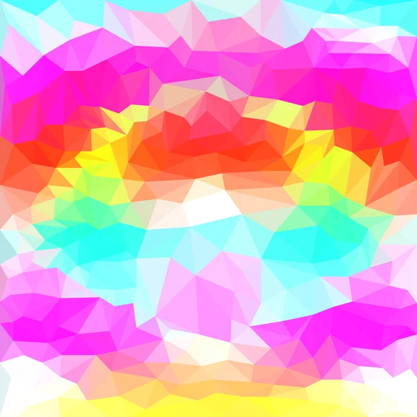 Bright gekleurde abstracte veelhoekige achtergrond voor gebruik in ontwerp — Stockvector