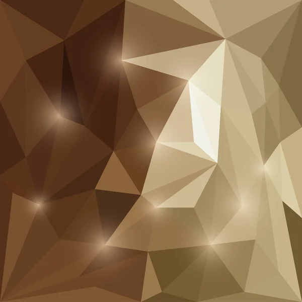 Fond polygonal triangulaire abstrait avec des lumières éclatantes pour une utilisation dans la conception — Image vectorielle